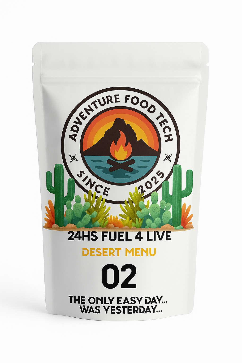 MENU #02 24HS FUEL 4 LIVE "DESERT"