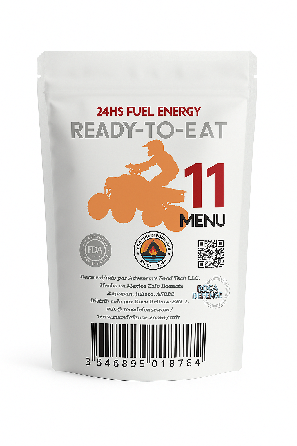 MENU #11 24HS XTREME FUEL "CUATRI"