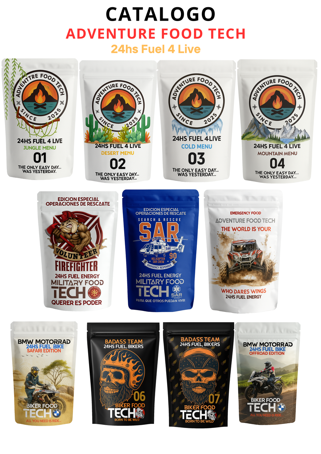 MENU #02 24HS FUEL 4 LIVE "DESERT"