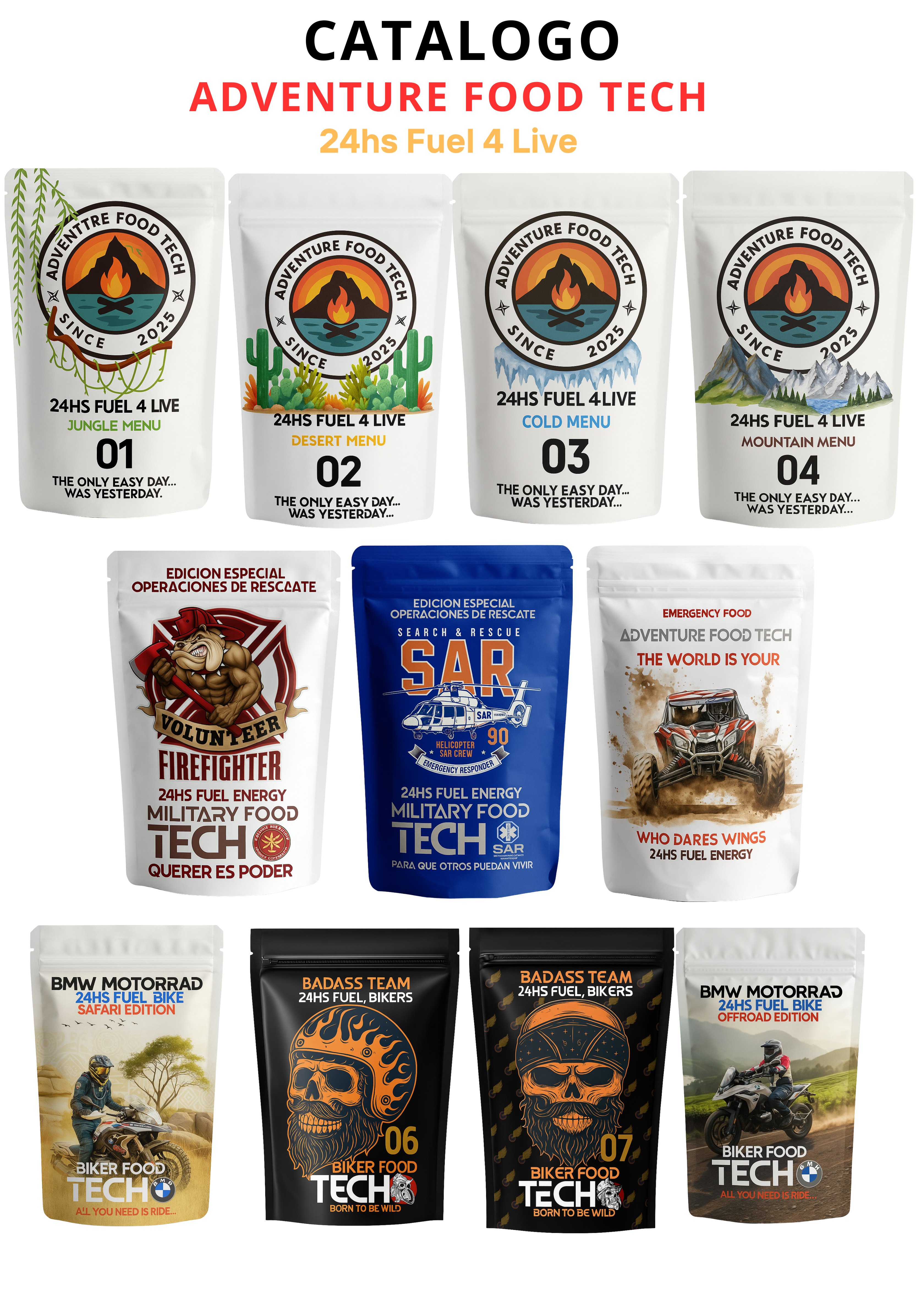 MENU #02 24HS FUEL 4 LIVE "DESERT"