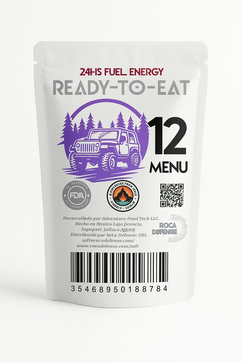 MENU #12 24HS XTREME FUEL "JEEPEROS"